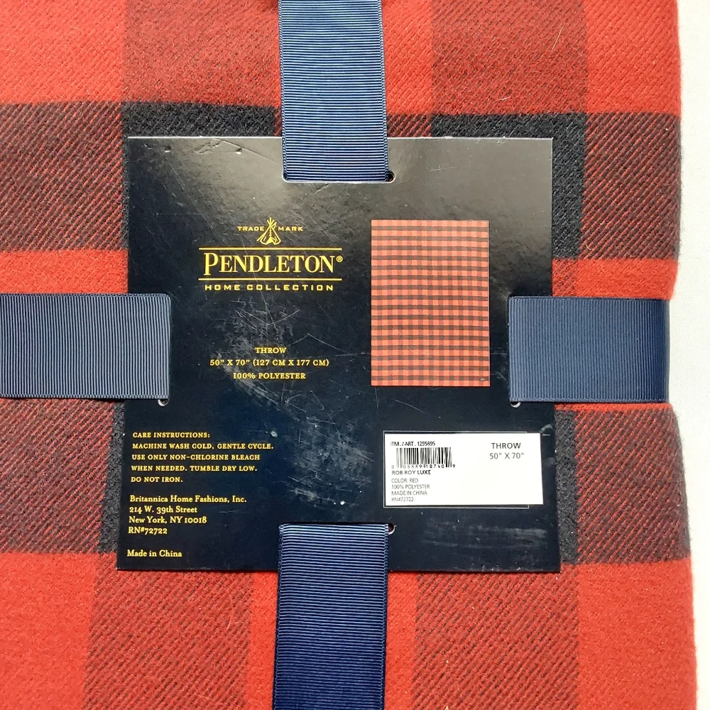 Pendleton Home Collection Rob Roy Luxe Throw Blanket